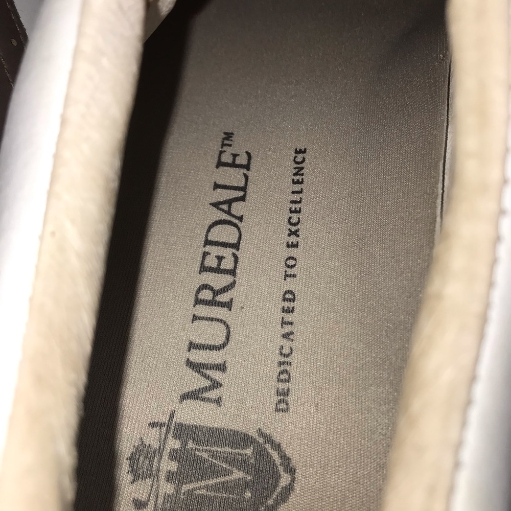 Muredale Leather Vintage Men’s Golf Saddle Shoes Cleats - Picture 14 of 15
